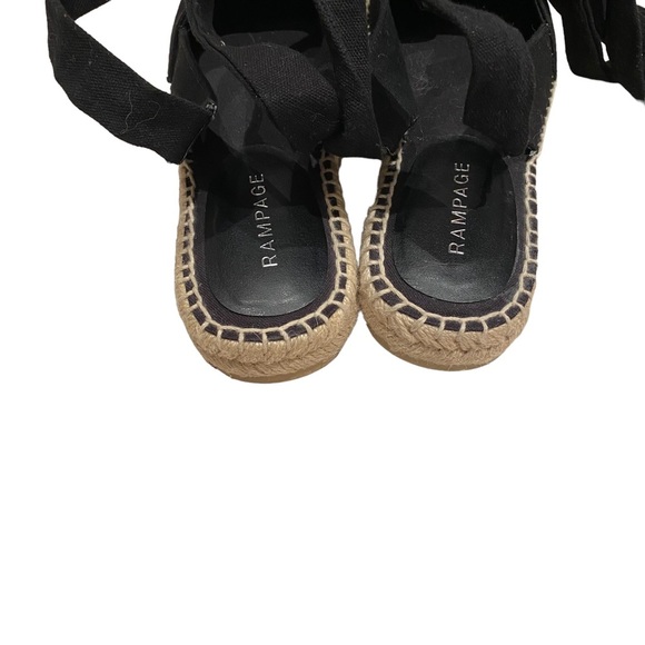 Rampage Black Espadrille Sandals - Picture 4 of 6